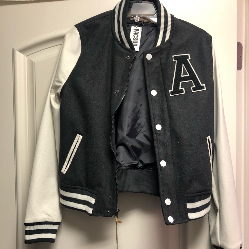 PacSun vintage varsity jacket NEW